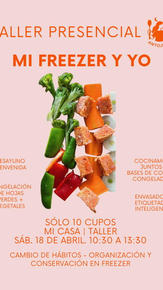 Taller Mi freezer y yo PRESENCIAL